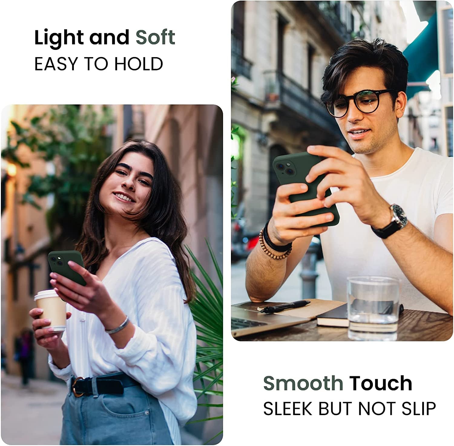 Firenova for Iphone 14 Case, Silicone Upgraded [Camera Protection] Phone Case with [2 Screen Protectors], Soft Anti-Scratch Microfiber Lining Inside, 6.1 Inch, Alpine Green  FireNova   