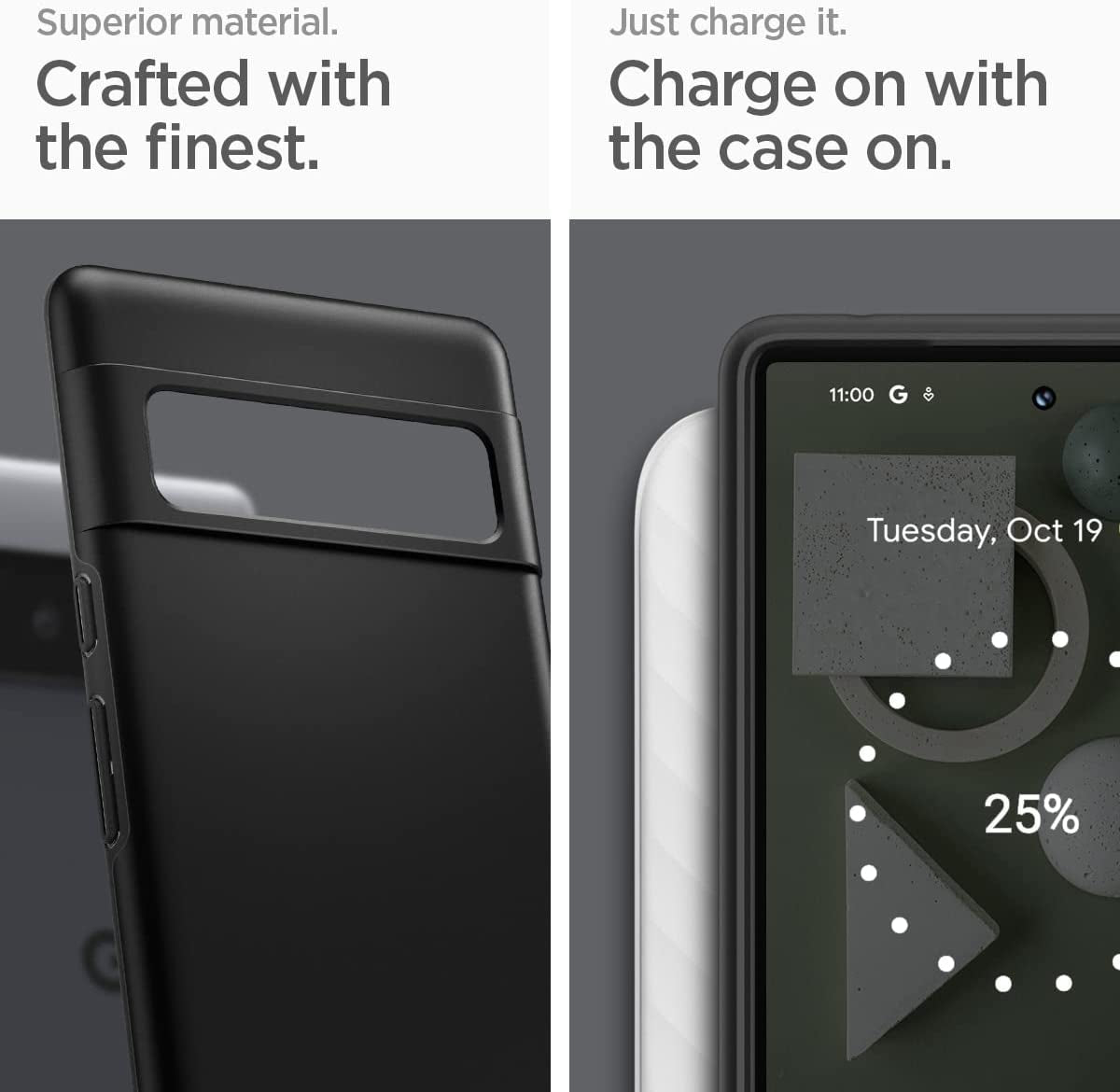 Spigen Thin Fit Designed for Google Pixel 6 Pro Case (2021) - Black  Spigen   