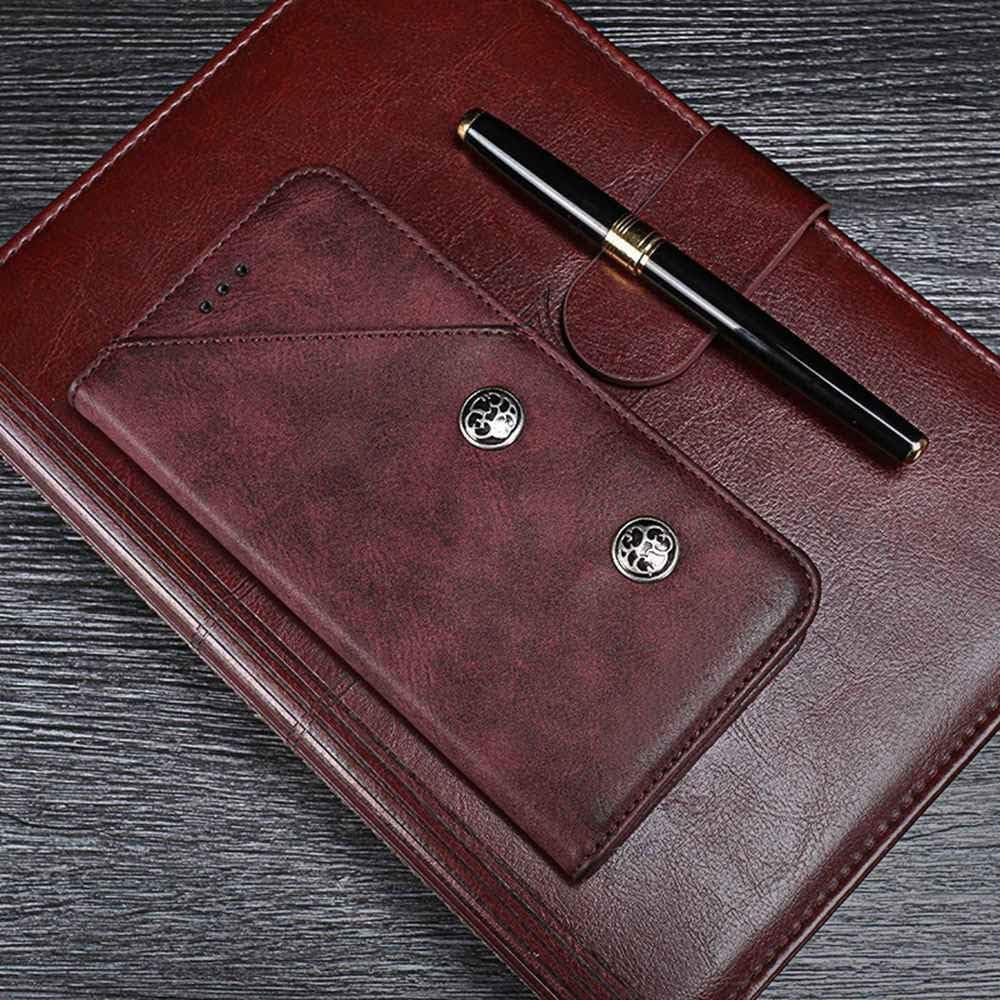 Case for Sony Xperia XZ3, Leather Stand Wallet Flip Case Cover for Sony Xperia Xz3,Retro Trend Phone Protection Shell,Wallet Phone Case With[Cash and Card Slots]  Manyip   