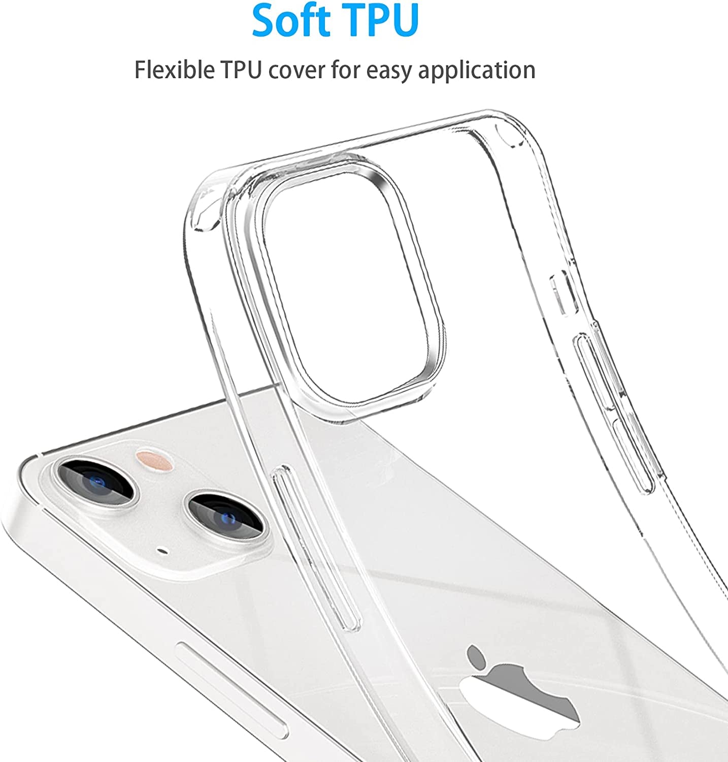 Jjgoo Compatible with Iphone 14 Case Clear, Soft Shockproof Protective Slim Thin Phone Bumper Cover Transparent Phone Case for Iphone 14-6.1 Inch 2022  JJGoo   