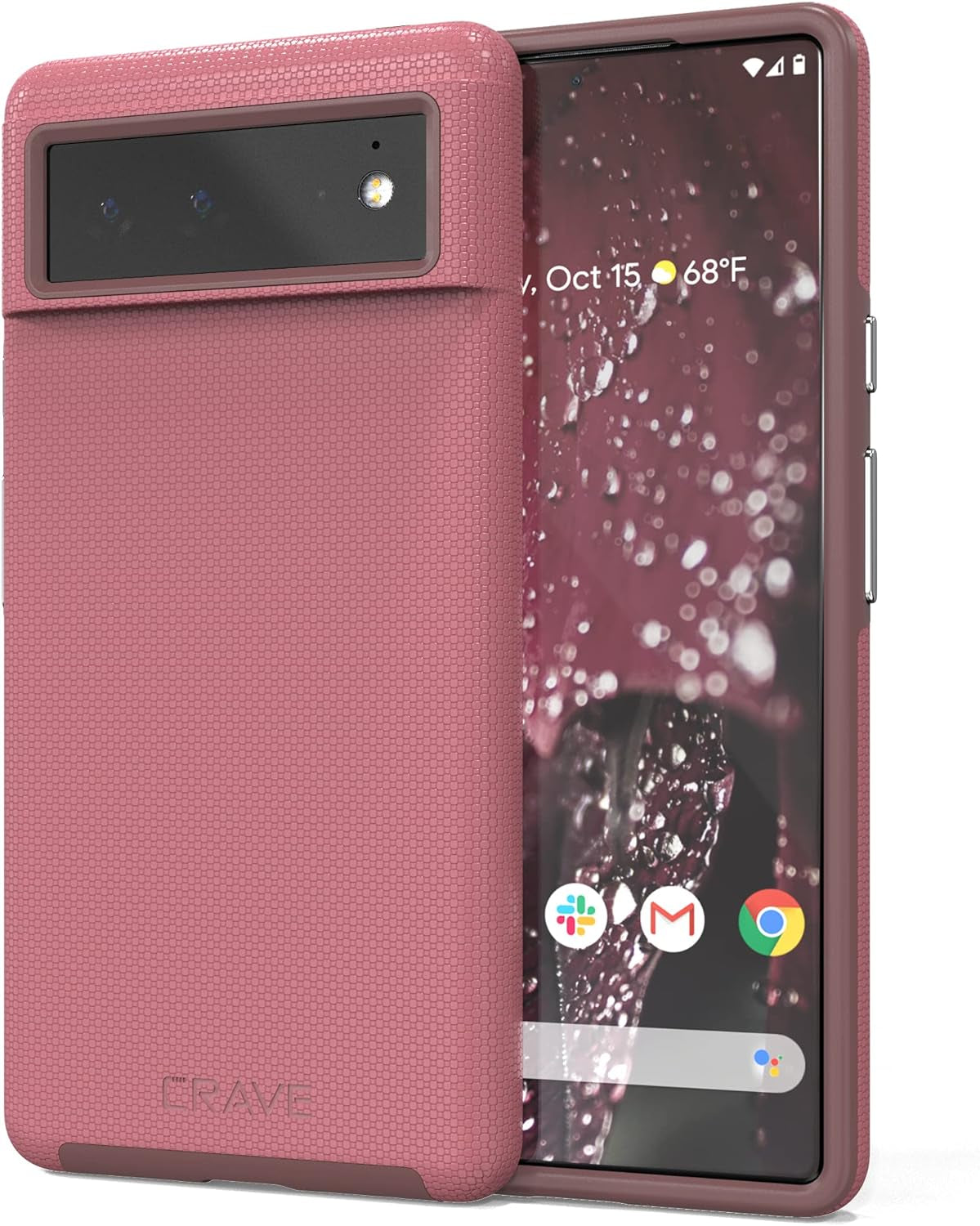 Crave Dual Guard for Google Pixel 6, Shockproof Protection Dual Layer Case for Google Pixel 6 - Black  Crave Berry  