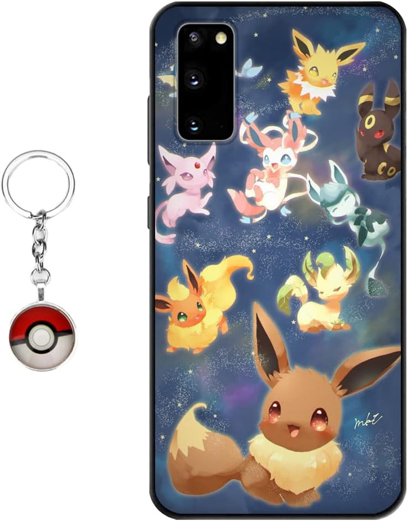 Starrycase Compatible with Samsung Galaxy S21 plus Case Anime Cute Design Soft Silicone Animation Cartoon Kawaii Cool Case for Samsung Galaxy S21 plus (With Figure Keychain)  Starrycase Case 5 Samsung Galaxy S23 Plus 