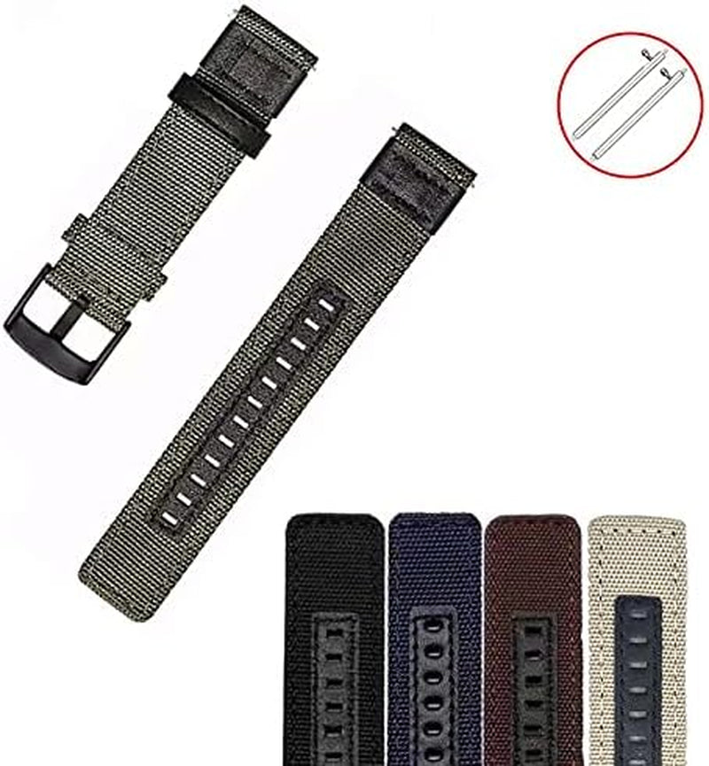NIBYQ 20Mm Soft Nylon Strap for Garmin Watch Vivomove Hr/Vivoactive 3/Venu Wrist Band for Forerunner 245/645 Lightweight Bracelet  NIBYQ   