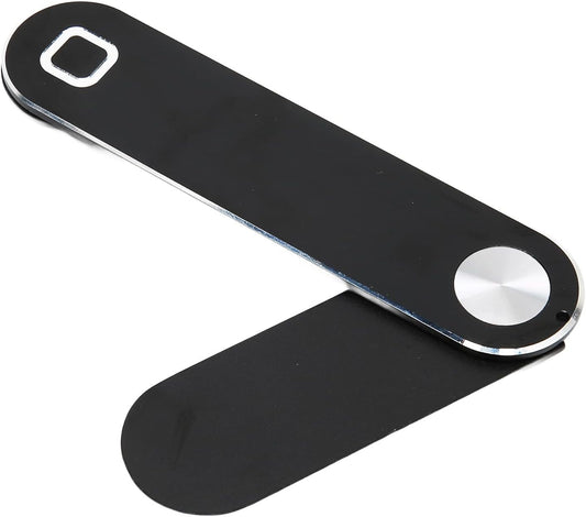 Dpofirs Magnetic Laptop Phone Holder for Laptop, Foldable Laptop Side Mount Clip Universal for All Mobile Phones, Computer Monitor Side Phone Mount(Black)  Dpofirs   