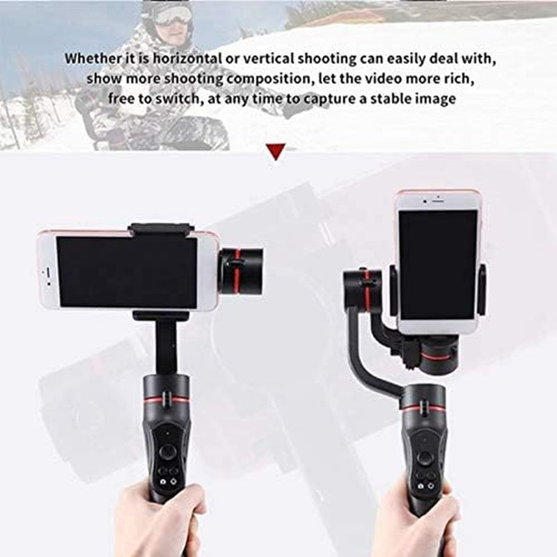 YTYZC 3 Axis Handheld Gimbal USB Charging Video Record Universal Adjustable Direction Smartphone Stabilizer with Stand  ytyzc   