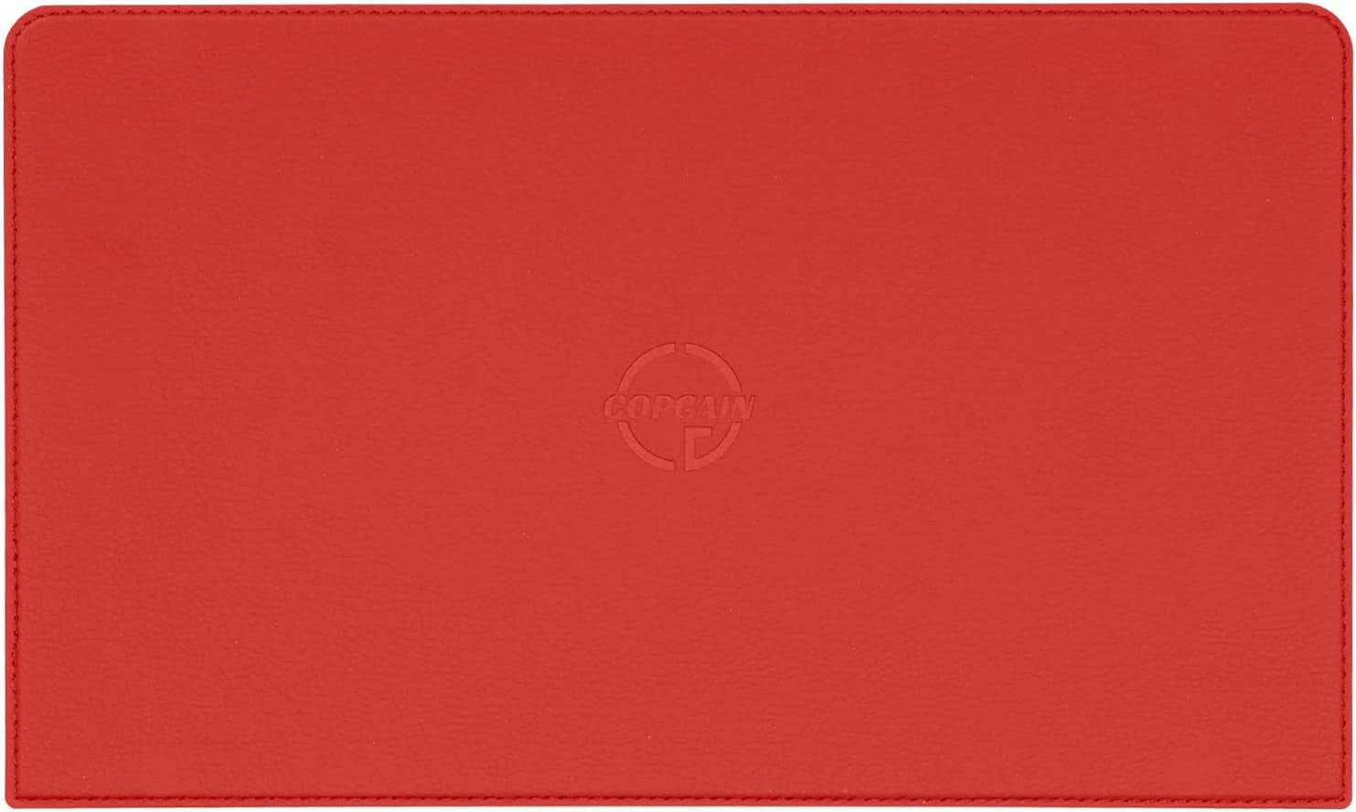 Alecewey Portable Monitor Screen Protector Magnetic PVC Mouse Pad for P1M13.3 Laptop Extender-Black  Alecewey Red(Textured)  