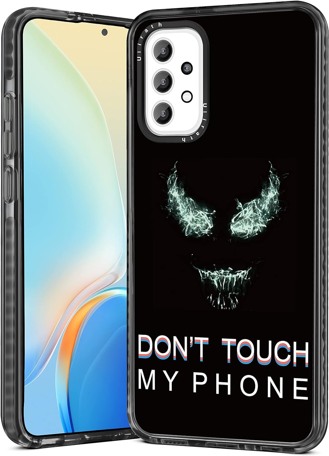 Ulirath for Samsung Galaxy A53 5G 6.5" Case Cartoon Straw Hat Character Designer Pattern Cover Cool Funny Fashion for Girly Girls Kids Boys Bumper Soft Protective Phone Cases for A53 5G  Ulirath For Samsung Galaxy A53-Face  