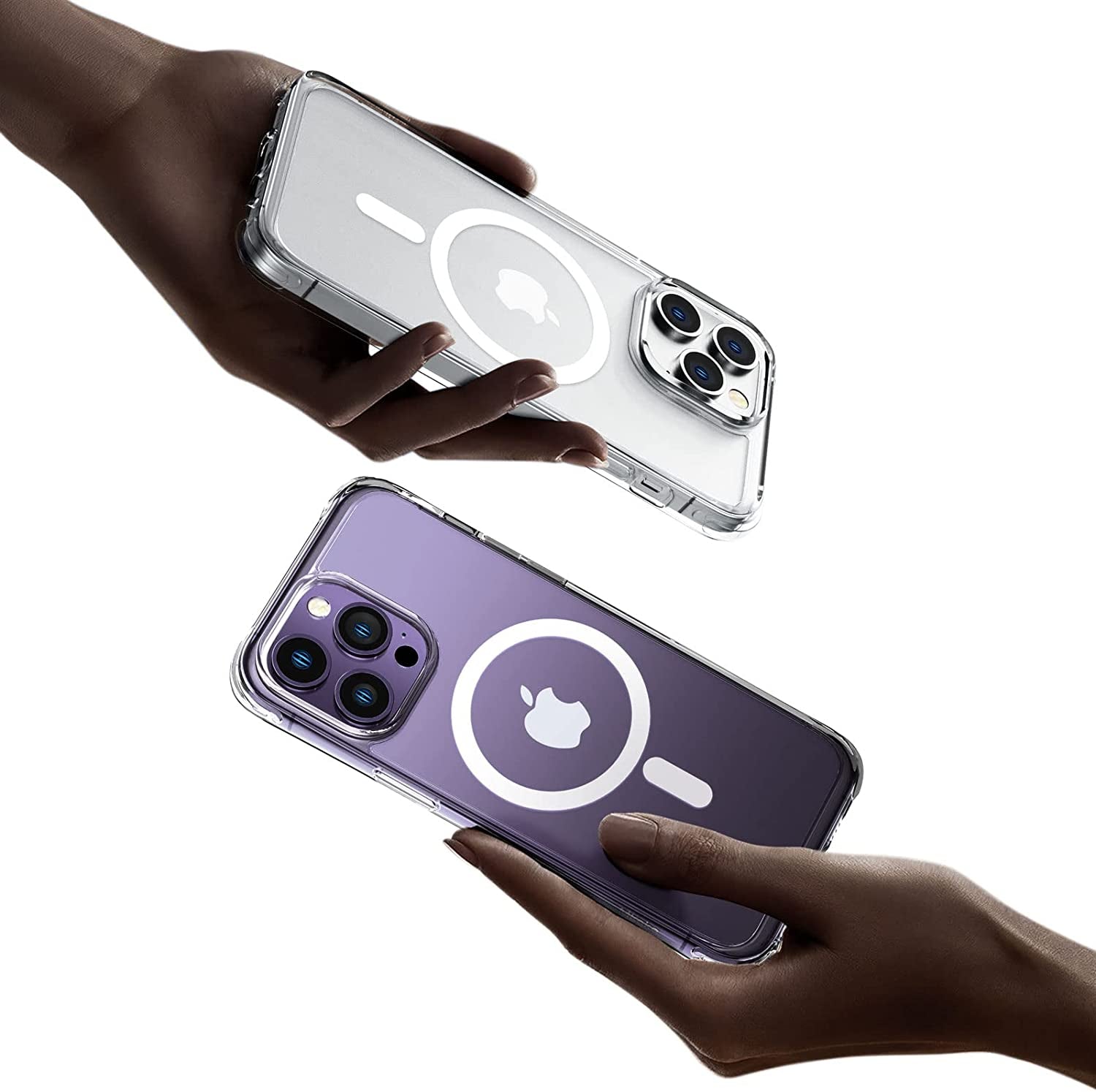 Mkeke for Iphone 14 Pro Max Case Clear Magnetic Version Work with Magsafe Non Yellowing Shockproof Case with Military Grade Protection for Apple Iphone 14 Pro Max 2022  Shenzhen Make Technology Company Limited   