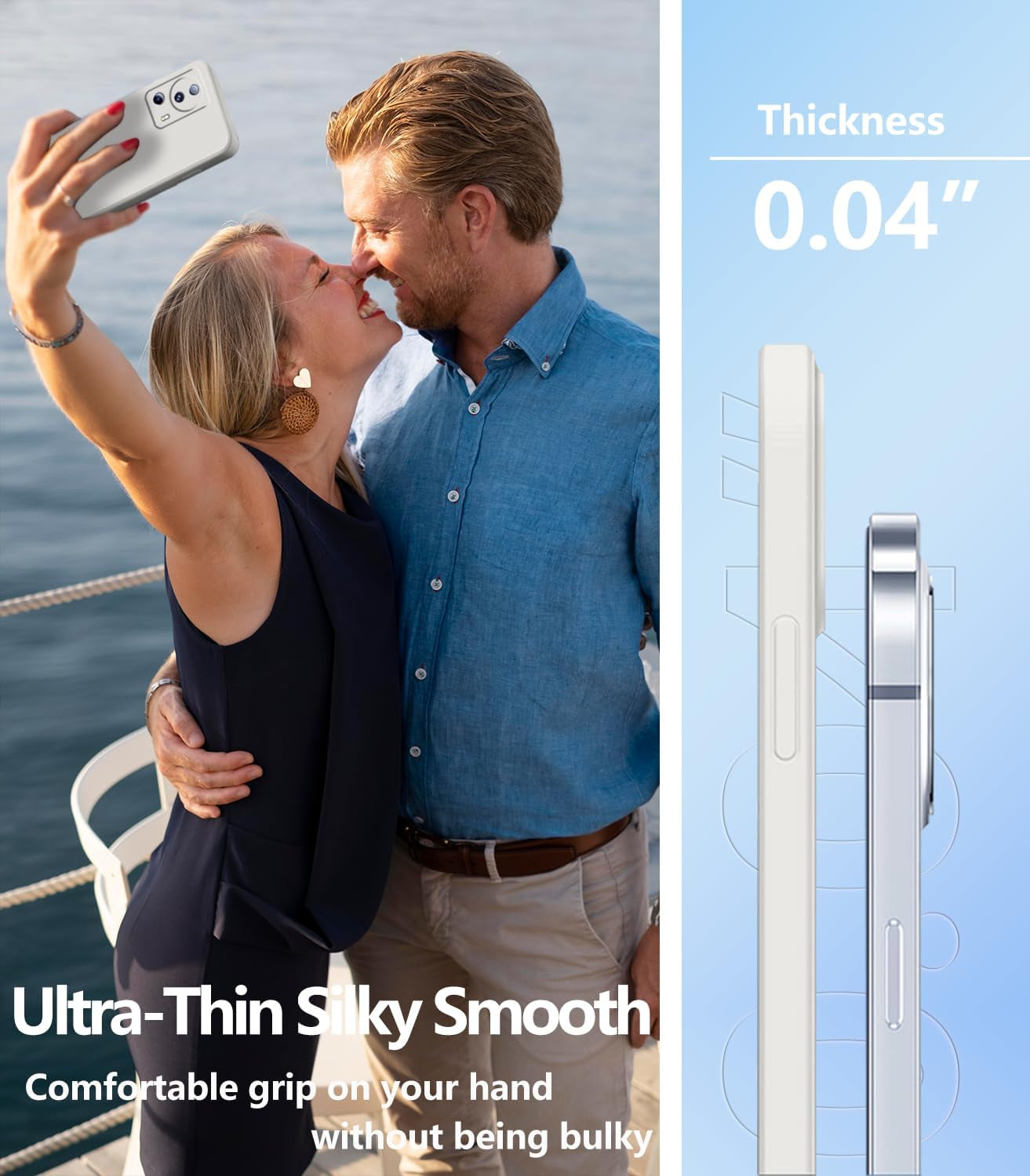 Tiwinxing Compatible with Xiaomi 13 Lite Case Shockproof, Liquid Silicone Ultra Slim Protective Xiaomi 13 Lite Phone Case Soft Anti-Scratch Cover with Full Body Protection Cases (Beige)  Tiwinxing   