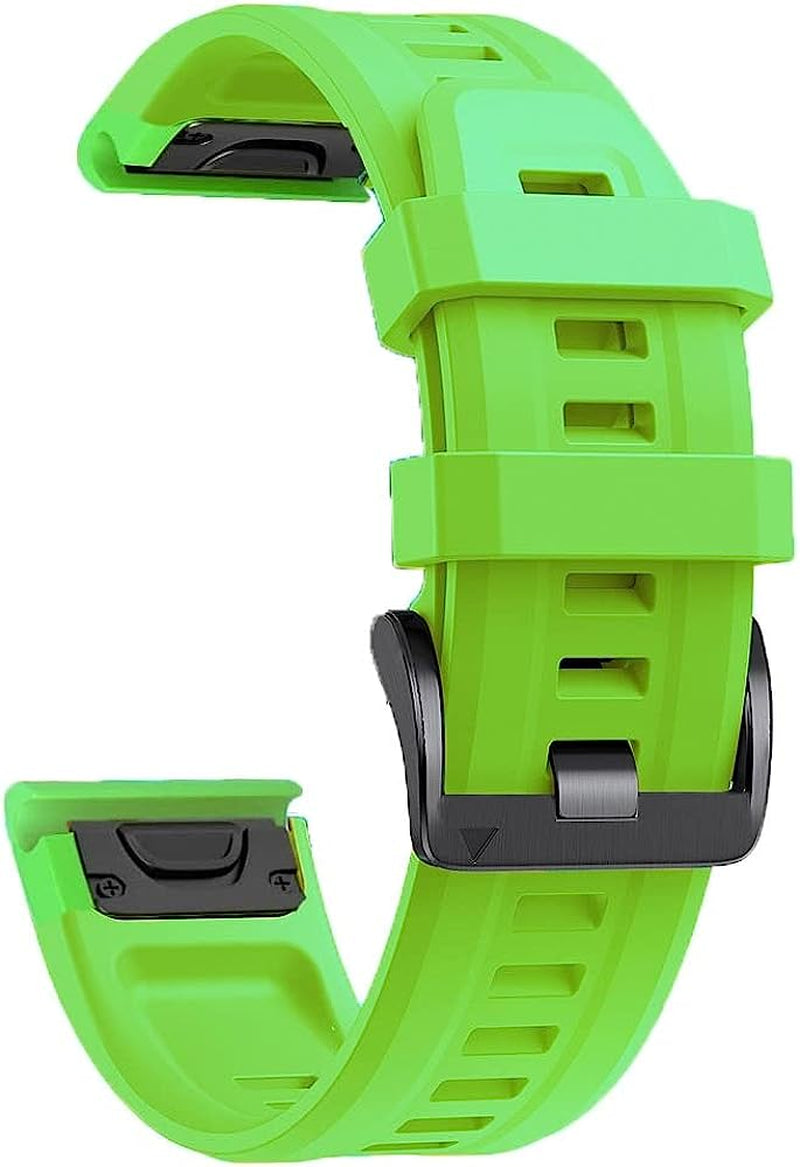KAVJU 20Mm Silicone Watch Band Straps for Garmin Fenix 6S 6S Pro 5S 5Splus Descent Mk2S D2 Delta Smart Watch Band Straps Quick Releas  KAVJU Medium For Fenix 6S Pro 