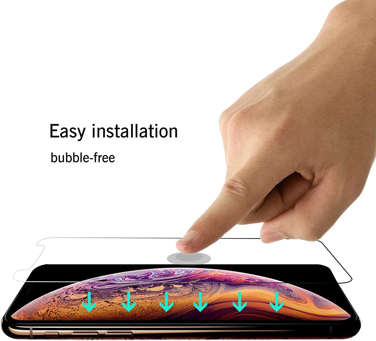 Ailun Screen Protector for Iphone 11 Pro Max/Iphone Xs Max 3 Pack 6.5 Inch 2019/2018 Release Case Friendly Tempered Glass  Siania   