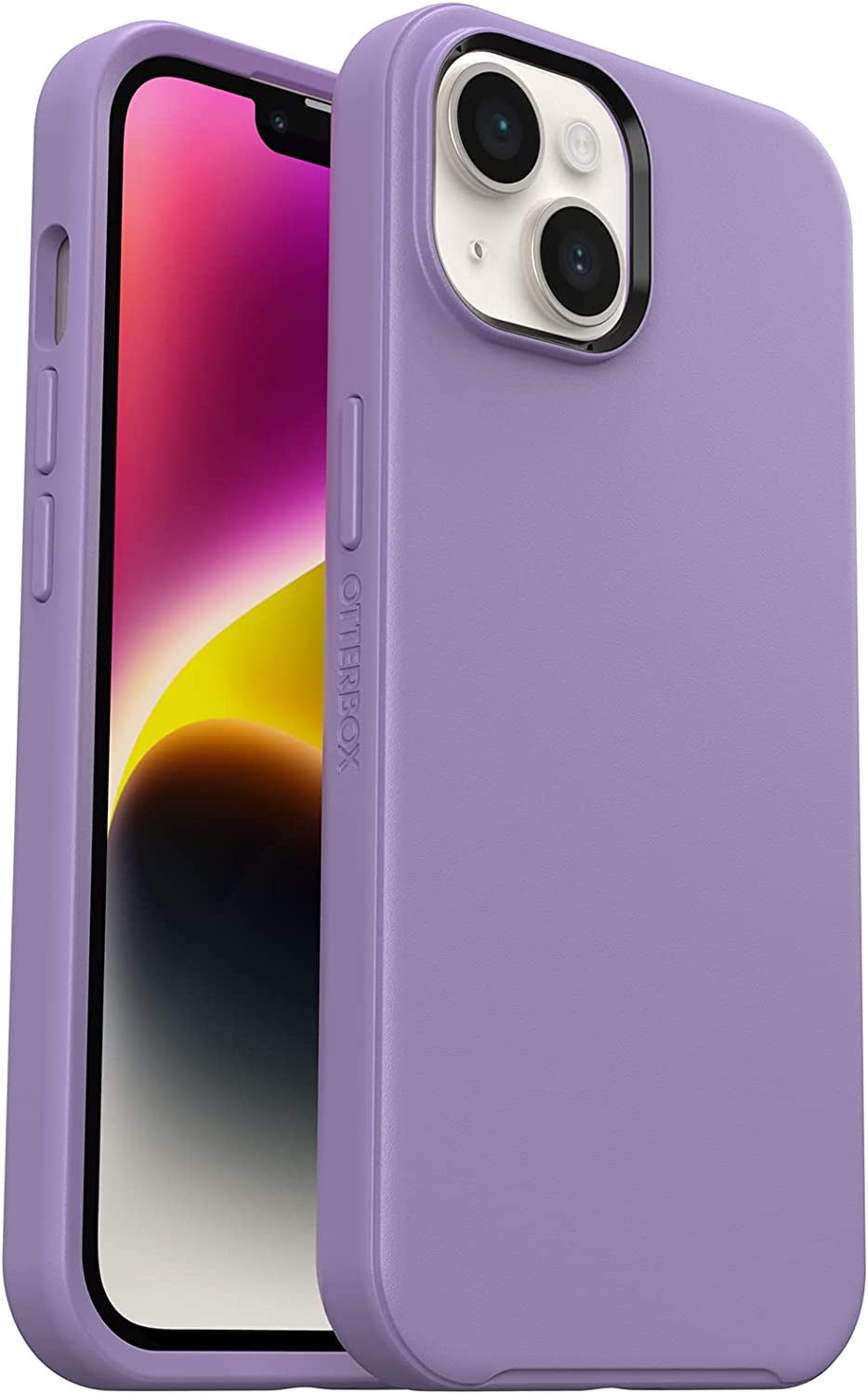 Otterbox SYMMETRY SERIES+ Antimicrobial Case with Magsafe for Iphone 14 & Iphone 13 - DONT EVEN CHAI (Brown)  OtterBox Purple  