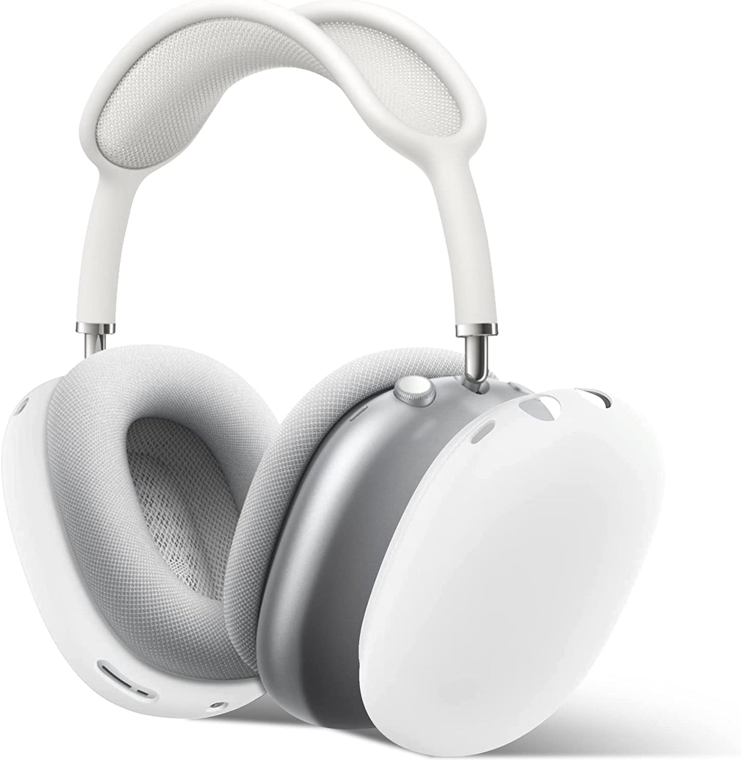 Seltureone Silicone Case Cover for Airpods Max, Anti-Scratch No Yellowing Accessories for Airpods Max, Precise Fit, Scratch-Resistant, Lightweight and Stylish (White)  Seltureone   