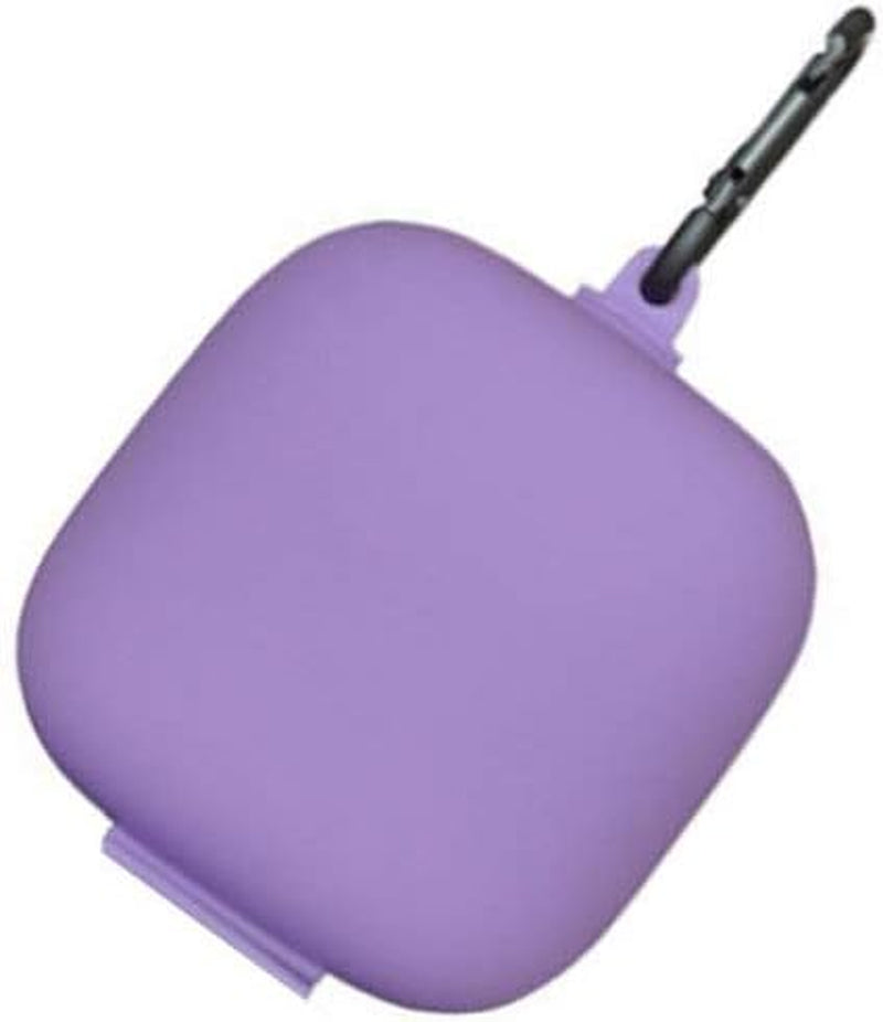 Compatible for Beats Powerbeats Pro Headset, Earphone Case - Creative Headphone Protective Box Metal Buckle Silicone Skin Headset Storage Shell  UKCOCO   