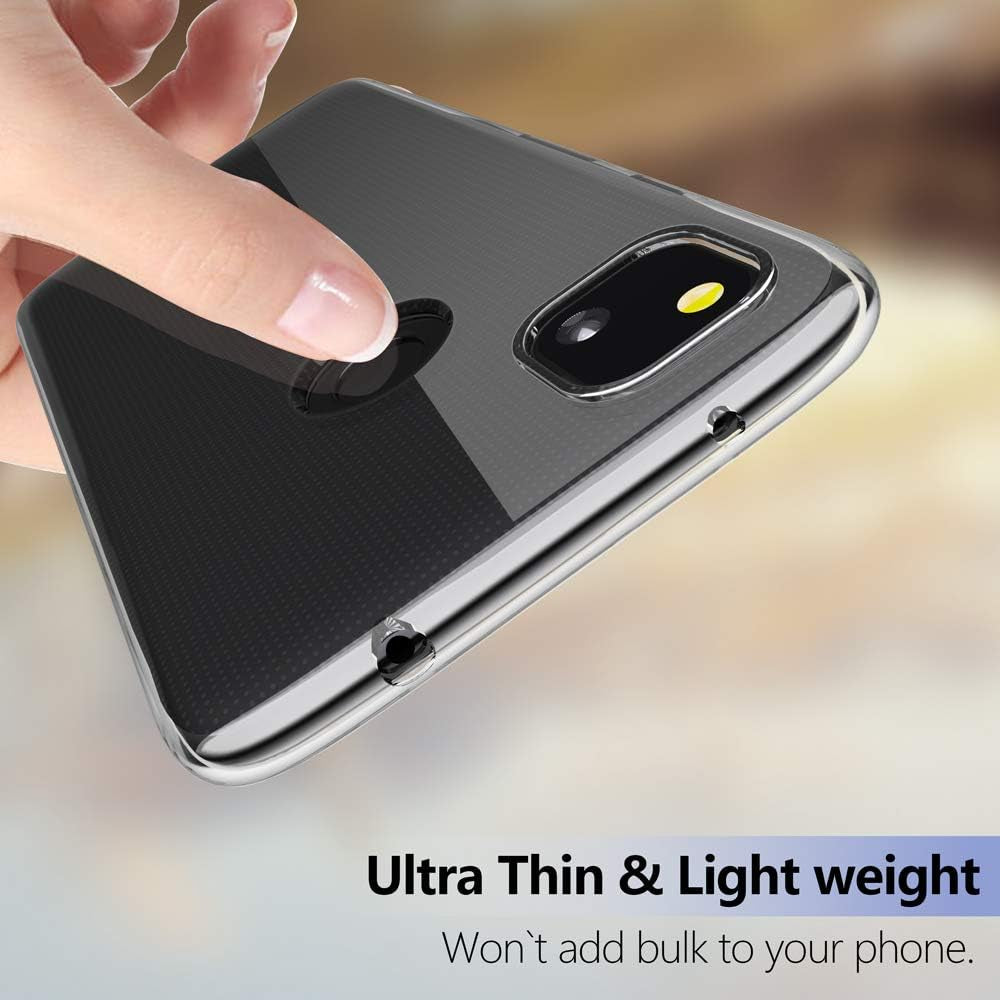 SNOSHO for Google Pixel 4A Case,Slim Thin Soft Skin Silicone Flexible TPU Gel Anti-Scratch Shockproof Protective Case Cover for Pixel 4A [NOT Compatible with Pixel 4A 5G],Crystal Clear  SNOSHO   