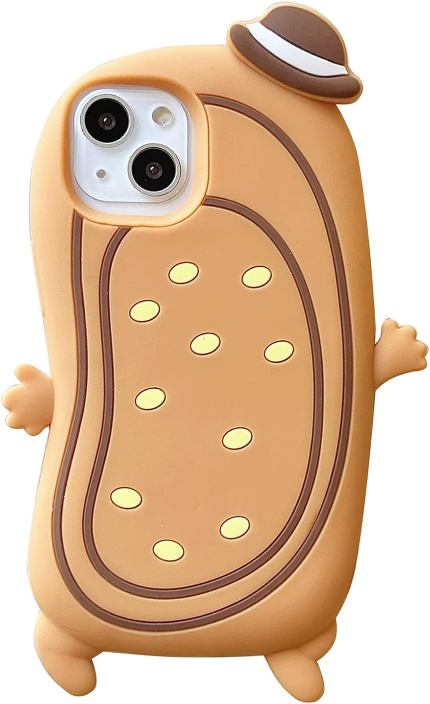 YAKVOOK Kawaii Phone Cases for Iphone 12/12 Pro,Cute Cartoon Cookies Bear Phone Case with Bubble Tea Phone Case 3D Iphone 12/12 Pro Case Soft Silicone Shockproof Cover for Women Girls  Yatchen Mr Potato Iphone 12 Pro Max 