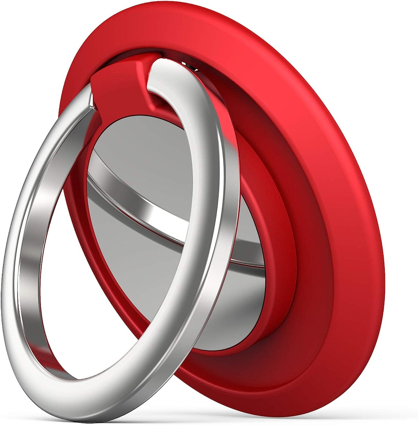 2 Pcs Phone Ring Holder Finger Kickstand, Cell Phone Ring Holder Finger Grip 360 Degree Rotation (Lilac)  YINHEXI Red  