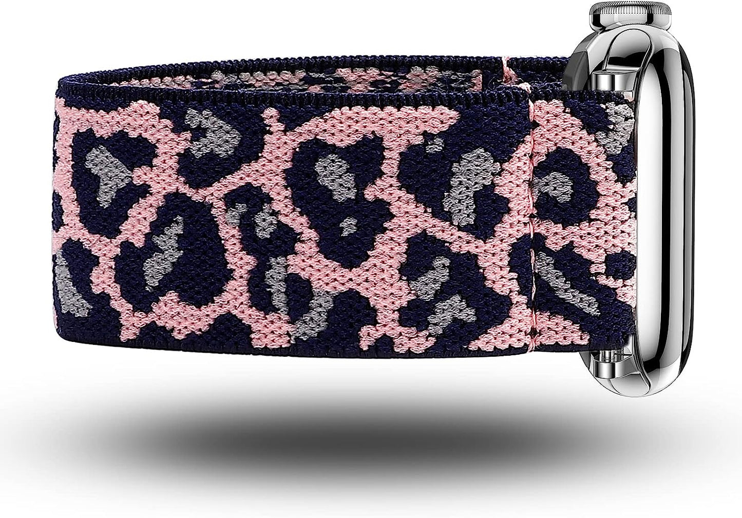 TOYOUTHS Elastic Band Compatible with Apple Watch Band Scrunchies Stretchy Solo Loop 41Mm/40Mm/38Mm Soft Nylon Strap Replacement Wristband for Iwatch Series 8/7/SE/6/5/4/3/2/1, Black/Gold/Blue, S  TOYOUTHS   