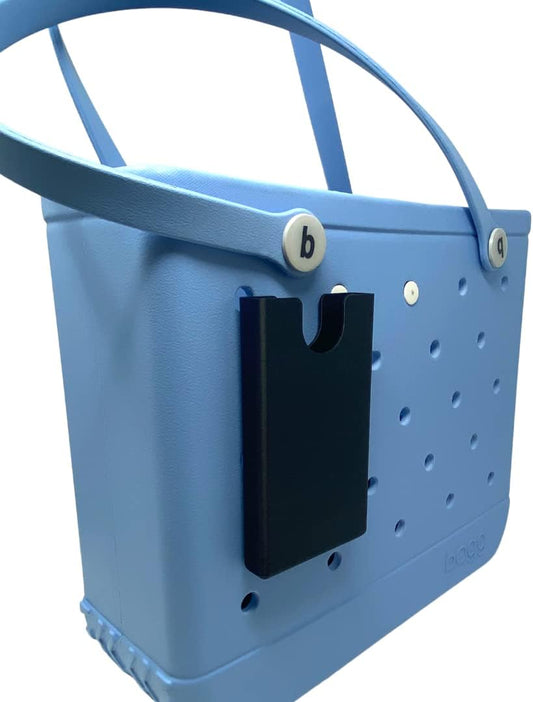 Freshe BAGLETS - Phone Holder Charm Accessory Compatible with Bogg Bags - Keep Your Phone Handy with Your Tote Bag - Made in the USA (Black)  FRESHe   