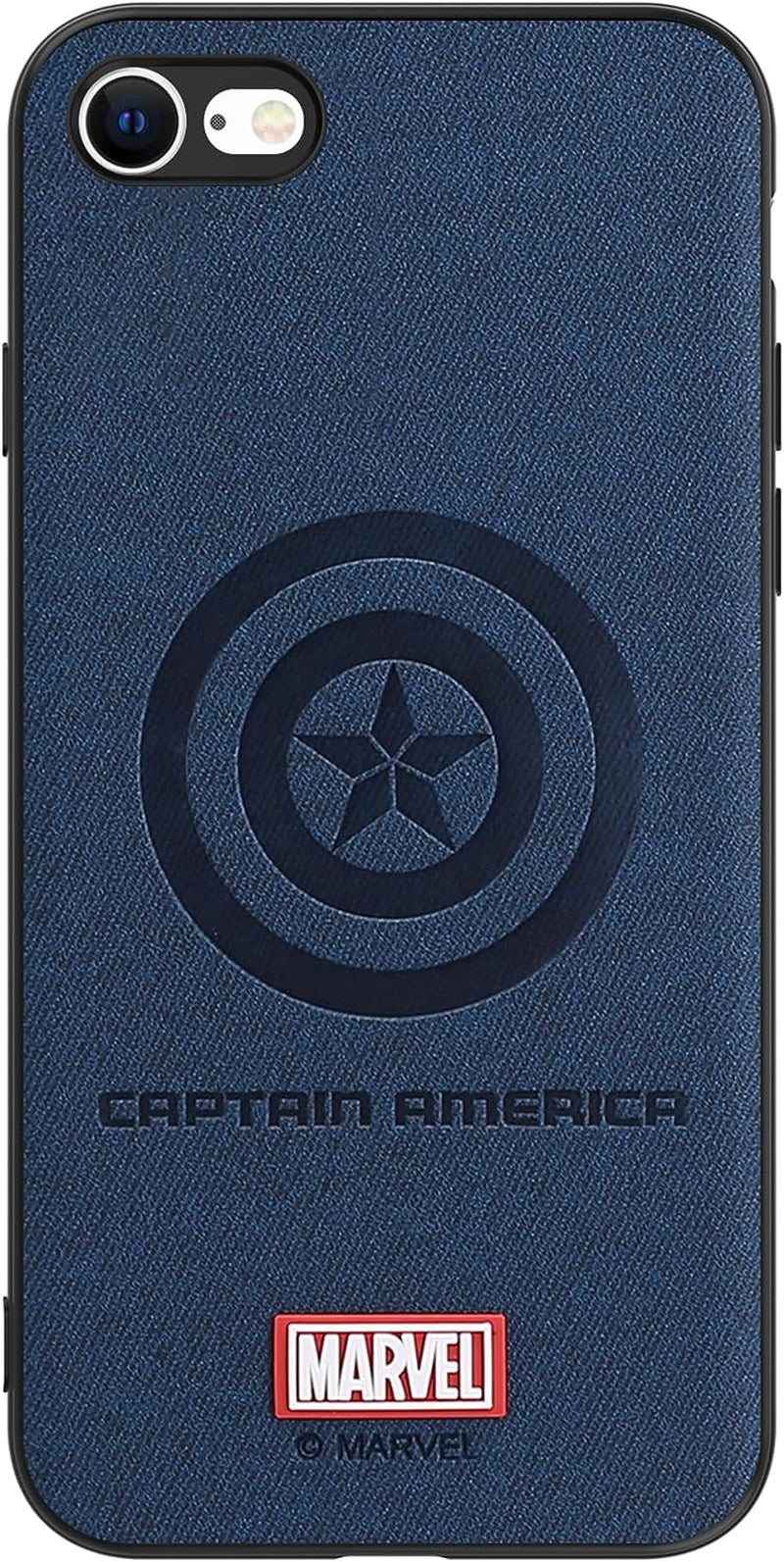 IRON SPIDER Case for Galaxy A12, with Marvel Character Samsung A12 Leather Case, A-BLACK  IRON SPIDER Captain-Blue Iphone 7/8 Iphone 2020Se/2022Se 