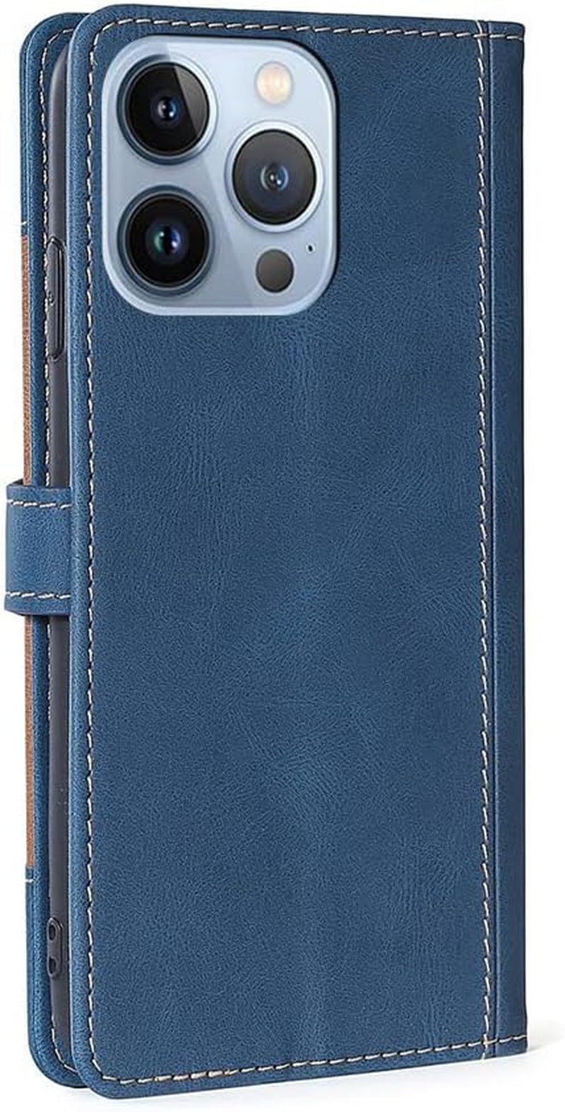 Fansipro Phone Cover Wallet Folio Case for LG G7 THINQ, Premium PU Leather Slim Fit Cover for G7 THINQ, 2 Card Slots, Easy Carry, Blue  Fansipro   