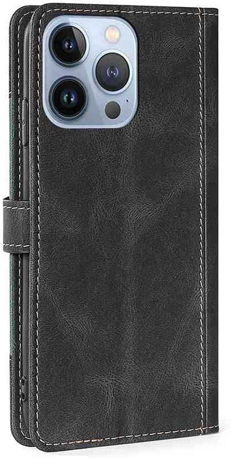 NATUMAX Phone Cover Wallet Folio Case for LG G6, Premium PU Leather Slim Fit Cover for LG G6, 2 Card Slots, Horizontal Viewing Stand, Easy Take, Black  NATUMAX   