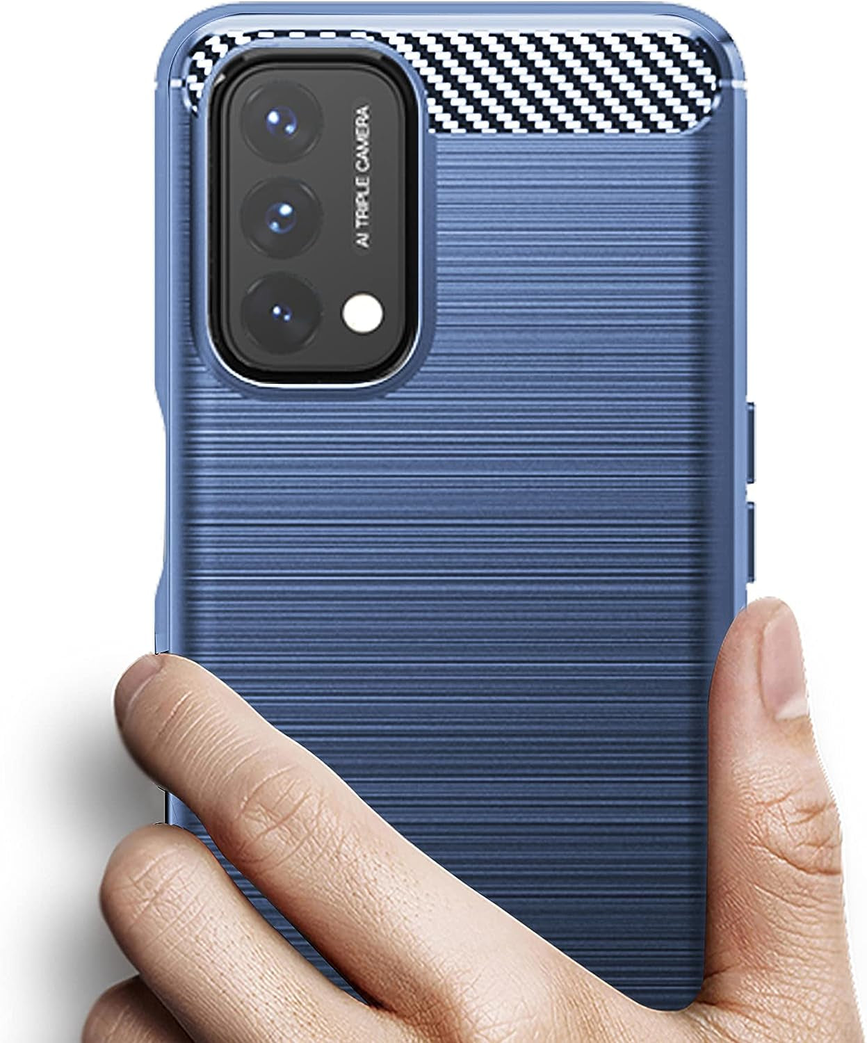 Osophter for Oneplus Nord N200 5G Case Oneplus N200 5G Case Shock-Absorption Flexible TPU Rubber Protective Cell Phone Cover Cases for 1+Nord N200 5G(Navy Blue)  Osophter   