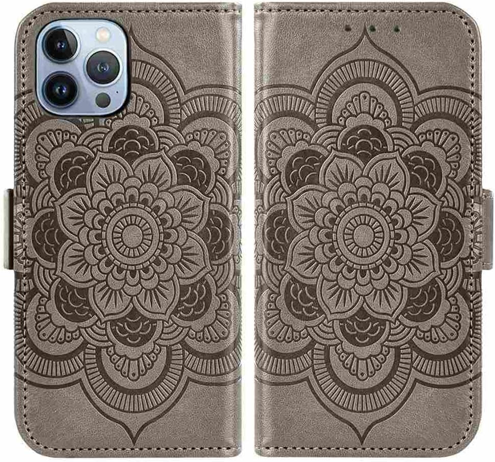 DIIGON Phone Cover Folio Wallet Case for LG G8, Premium PU Leather Slim Fit Cover for LG G8, 1 Photo Frame Slot, Prevent Damage, Gray  Ownetee   