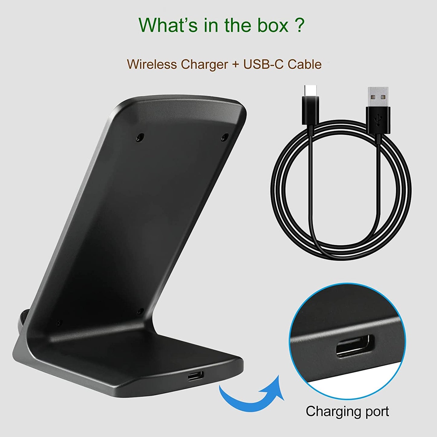 Samsung Galaxy S23 | S23+ | S23 Ultra | S22 | S21 | S20 FE | S10 | S10E | S9 plus | S8 | S7 | S6 Edge | Note 20 | 10 | 9 | 8 | Z Flip Fold 3 Qi-Certified 10W Fast Wireless Charger Charging Stand  OneCut   