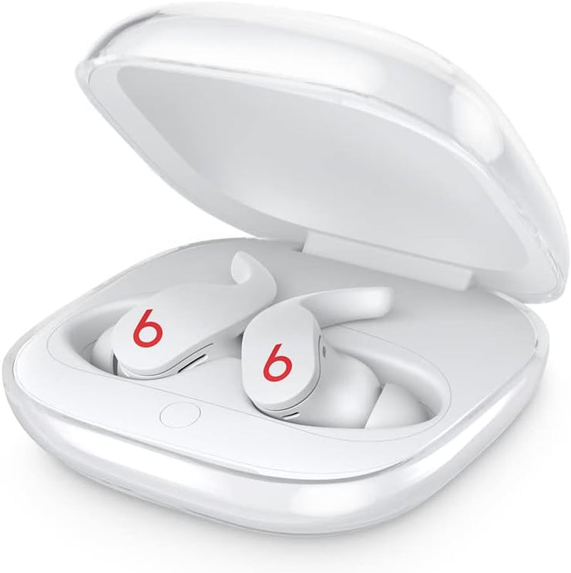 JDHDL Soft TPU Case for Beats Fit Pro, Transparent Waterproof Shock-Absorbing Protective Skin Cover Case Accesorries with Keychain for Wireless Headphones (Transparent Purple)  JDHDL   