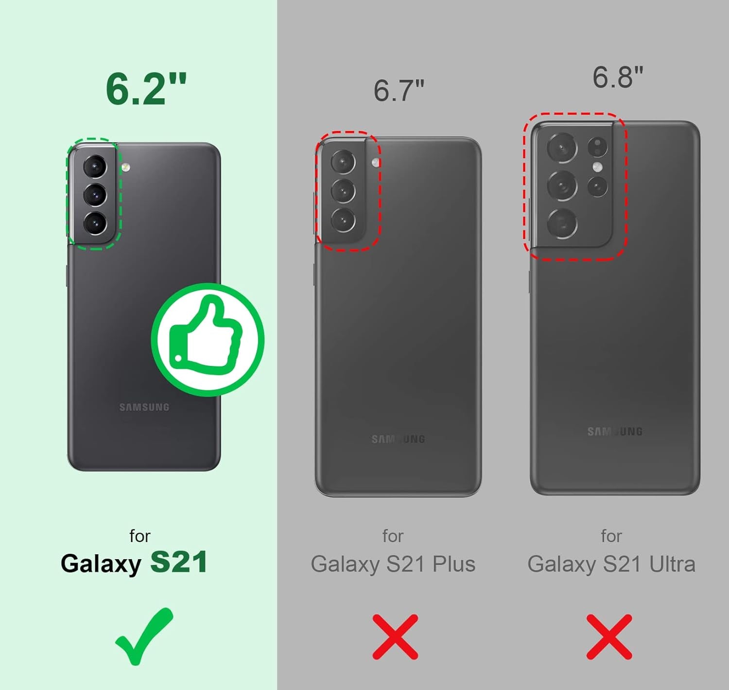 Silverback for Galaxy S21 Case Clear with Ring Kickstand, Protective Shock -Absorbing Bumper Shockproof Phone Case for Samsung Galaxy S21 5G -Clear  Silverback inc   