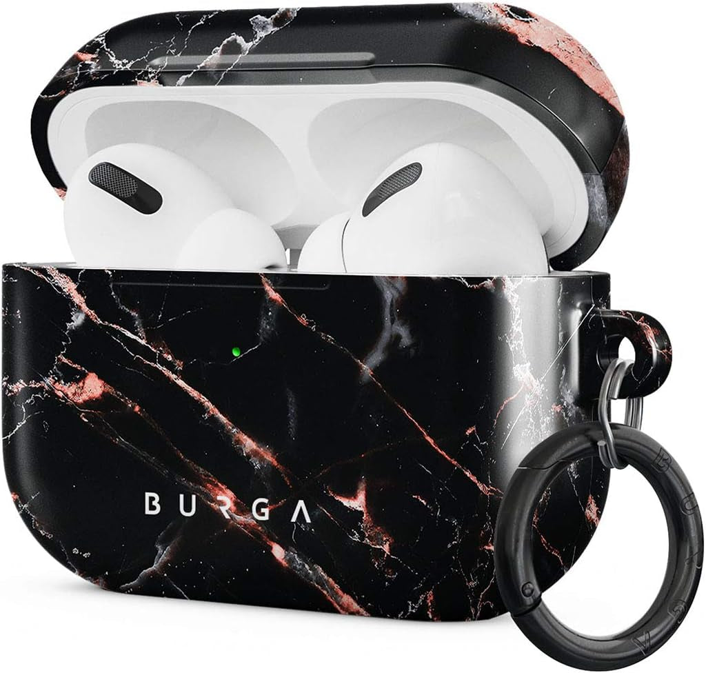 Burga Airpod Hardcase Compatible with Apple Airpods MAX Case, Sky Blue Mint Green Gold Dusts Marble Turquoise Azure Ocean Cute Case for Women, Protective Hard Plastic Case Cover  BURGA Meteor Shower Airpods PRO 