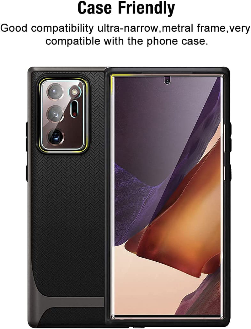 TOCOL 4 Pack for Samsung Galaxy Note 20 Ultra - 2 Pack Privacy Flexible Soft TPU Film Screen Protector [Anti-Peeping] and 2 Pack Camera Lens Protector Works with Fingerprint Sensor  TOCOL   