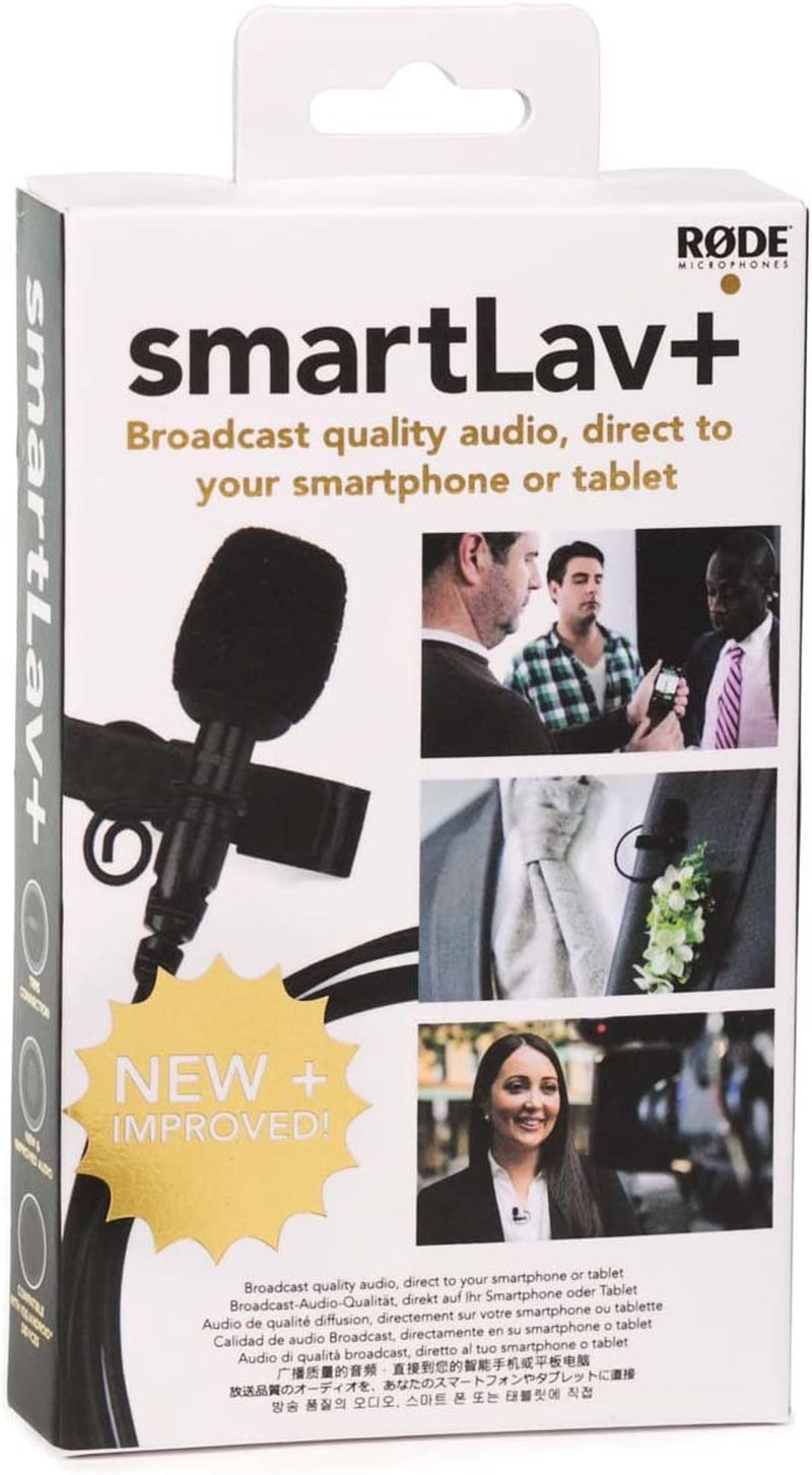 Rode Smartlav+ Lavalier Microphone for Smartphones  Rode   