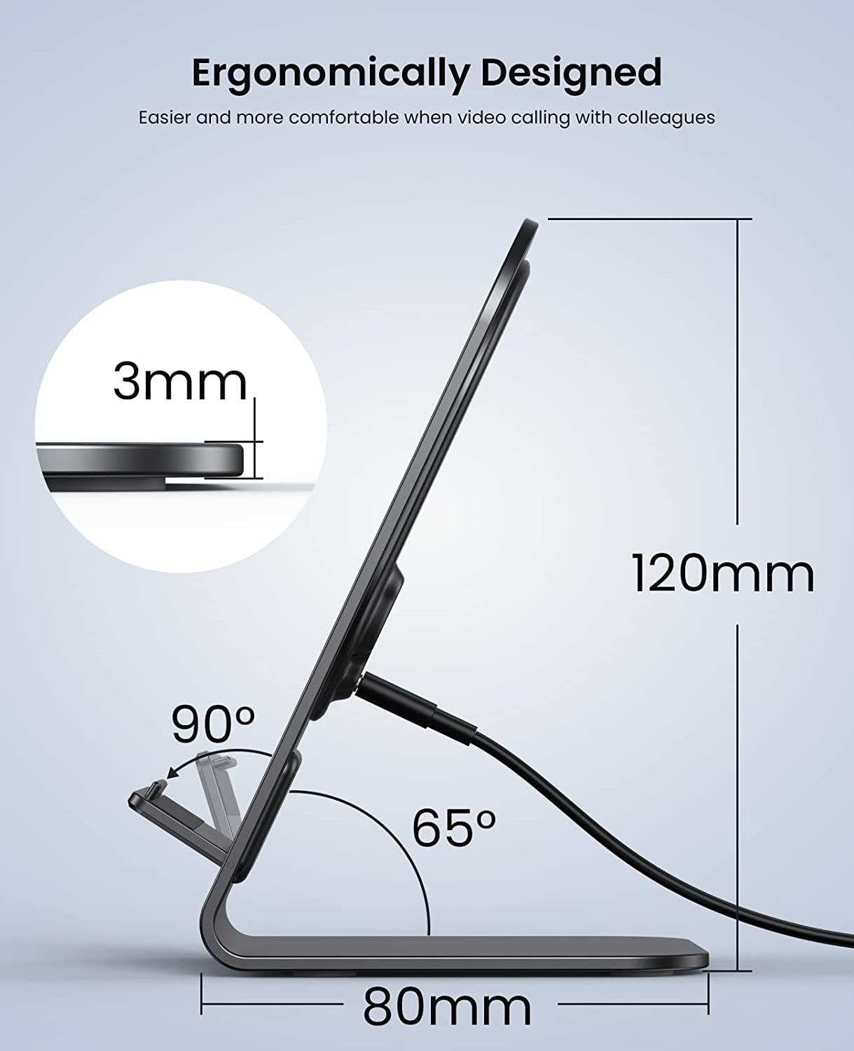 DSUSMA 15W Magnetic Wireless Charger Compatible with Magsafe Charger/Iphone 14/14 Pro/14 Plus/14 Pro Max/Iphone 13/13 Pro/13 Pro Max/Iphone 12 Series, with 20W Power Charger+5Ft Charger Cable(Black)  DSUSMA   