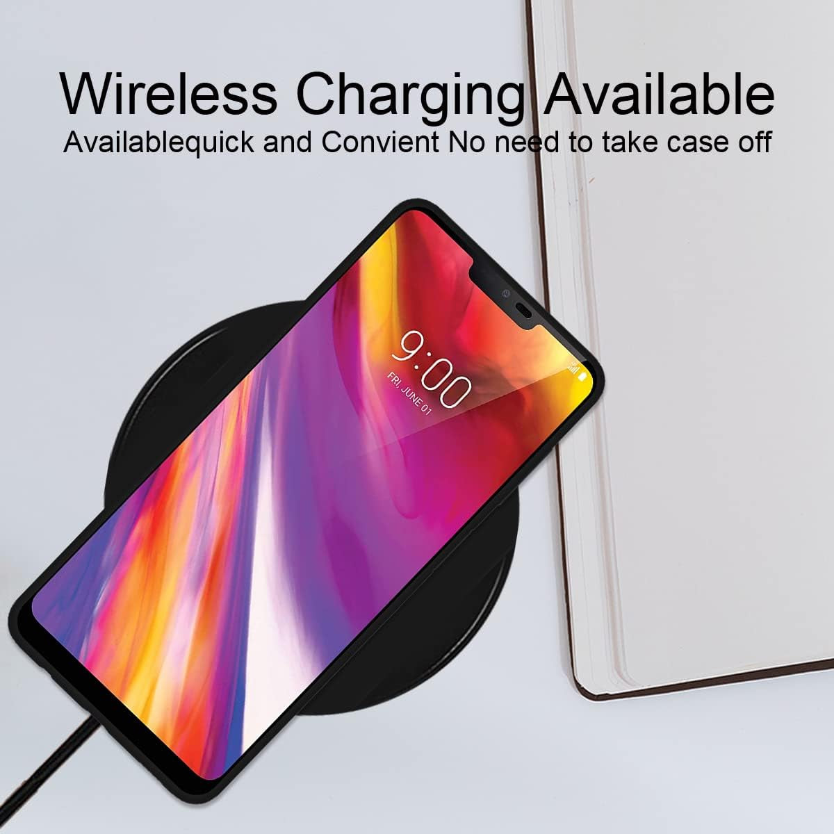 Zaztify Phone Case for LG G7 Thinq/Plus/One/Fit/Fit+, Pastel Lovely Irregular Brown Love Heart Khaki Lovecore Aesthetic Cute Shockproof Protective Anti-Slip Thin Slim Soft Phone Cover Shell  zaztify   