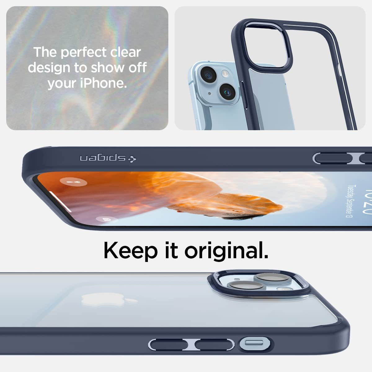 Spigen Ultra Hybrid Designed for Iphone 14 Case (2022) - Navy Blue  Spigen   