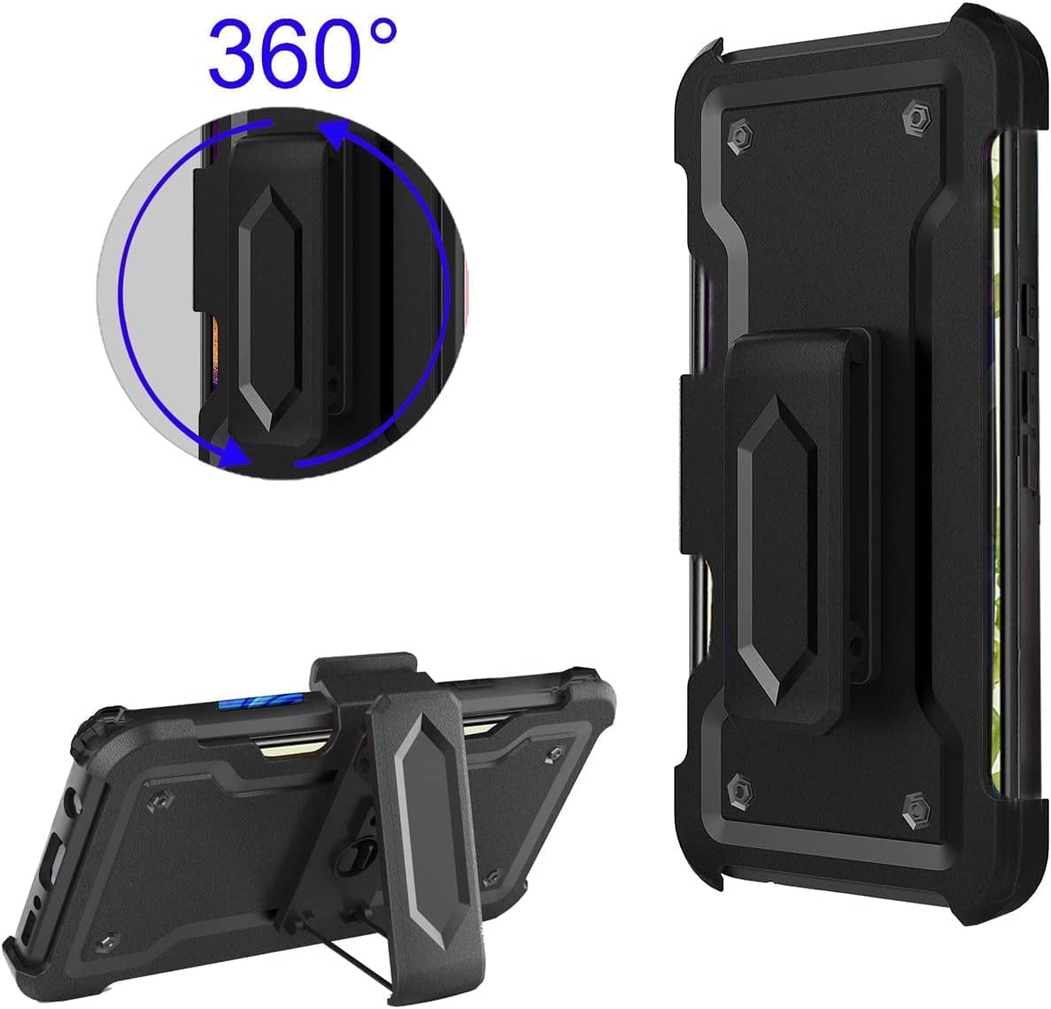 For Motorola Moto G Stylus 5G 2022 Case with Screen Protector Moto G Stylus 2022 5G Case with Belt Clip Military Grade Heavy Duty Moto G Stylus 5G 2022 Xt2215 Case Slide Camera Cover (RED)  YIJUN   