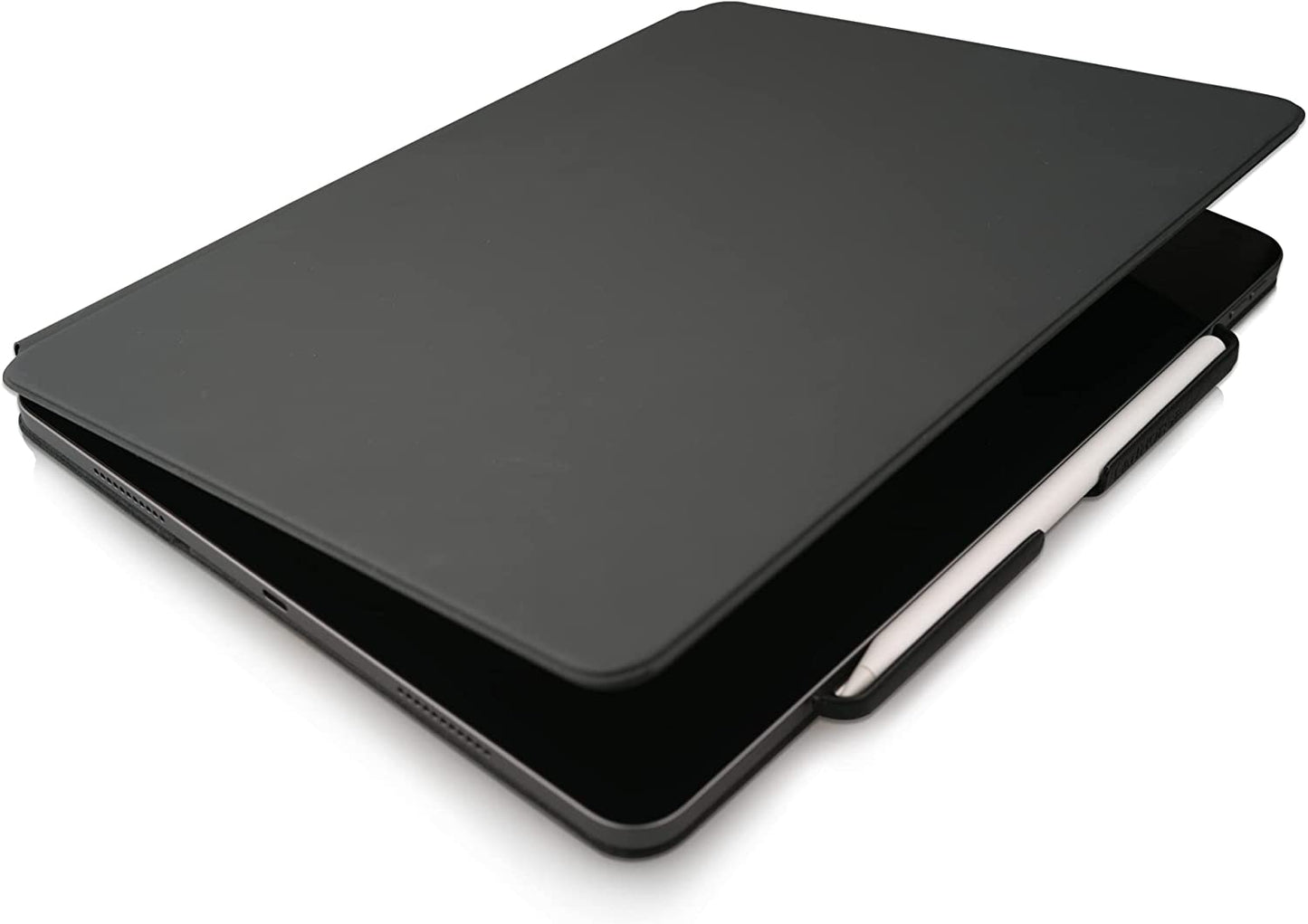 Lanhorse Air Pencil Holder Compatible for Apple Pencil 2Nd Gen, Handmade with Leather, to Be Used for Magic Keyboard, Smart Keyboard Folio, Smart Folio. (Black)  lanhorse   