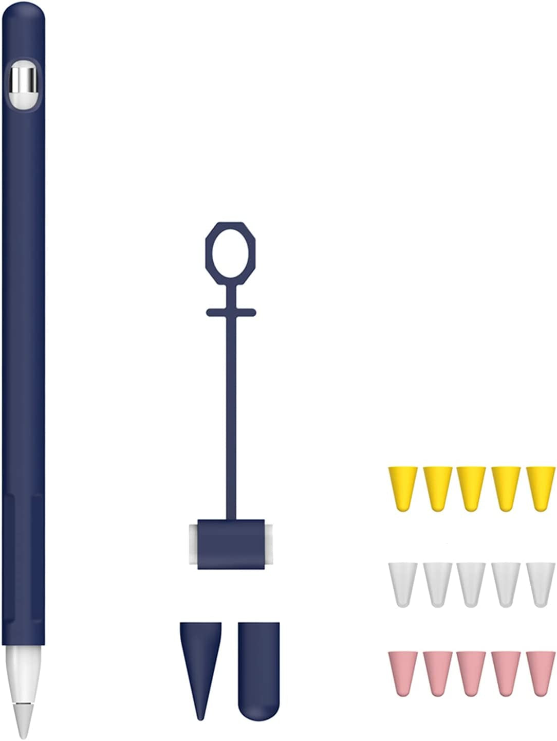 Silicone Soft Protective Case Cover Silicone Sleeve Compatible with Apple Pencil 1St Generation  shunheng BLUE  