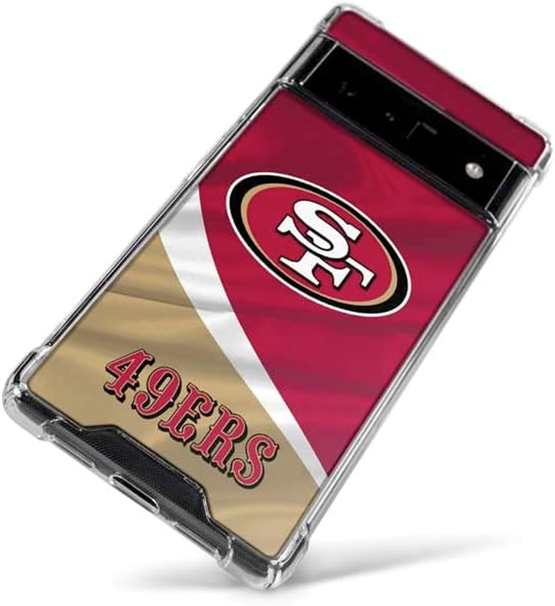 Skinit Clear Phone Case for Google Pixel 6 Pro - Officially Licensed NFL San Francisco 49Ers Design  Skinit   