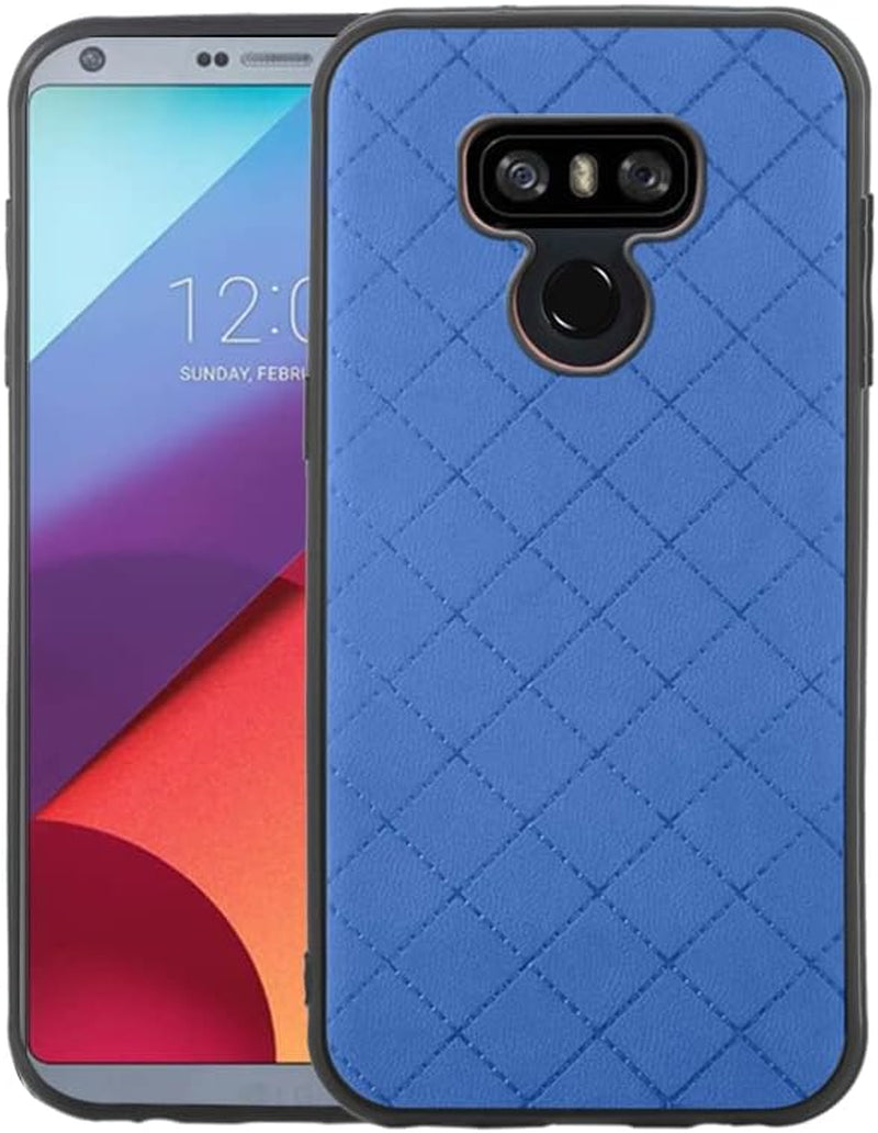 ELISORLI Compatible with LG G6 Case Rugged Thin Slim Cell Accessories Anti-Slip Fit Rubber TPU Mobile Phone Protection Soft Cover for LGG6 Thinq LG6 Thin Q G 6 plus G6+ 6G VS988 H872 Women Men Red  ELISORLI Blue  