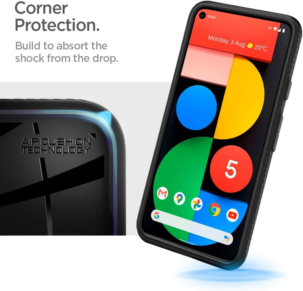 Spigen Liquid Air Armor Designed for Pixel 5 Case (2020) - Matte Black  Spigen   