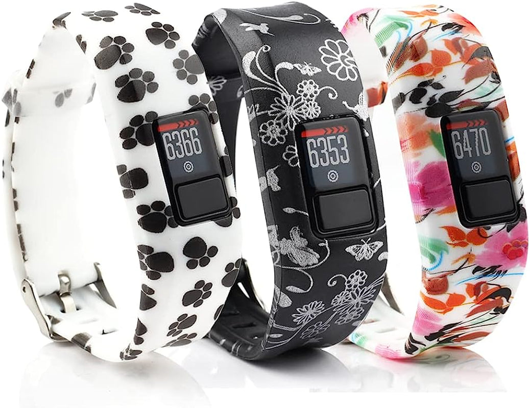 Honecumi Vivofit Jr Bands Compatible with Garmin Vivofit Jr 2 Band/Vivofit 3 Replacement Band for Kids Boys Girls Men Women Vivofit Jr 2 Watchband Wristband Strap Accessories Bands with Secure Clasp  honecumi 3 Pattern Type 3  