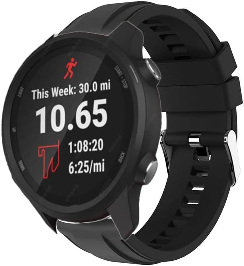 KAVJU Replacement Silicone Band Strap for Garmin Vivoactive 3 Vivomove HR Music Watchband Strap for Forerunner 245 245M 645 Wristband  KAVJU   