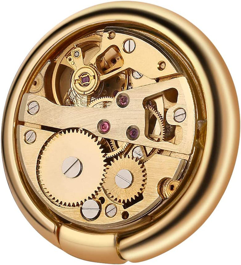 Mechanical Phone Ring Holder,Phone Holder Grip Ring Stand，Adjustable Kickstand，Finger Ring Stand 360°Rotation Metal Phone Ring Grip Kickstand Compatible with All Smartphone (Gold)  F&M Four Monsters   