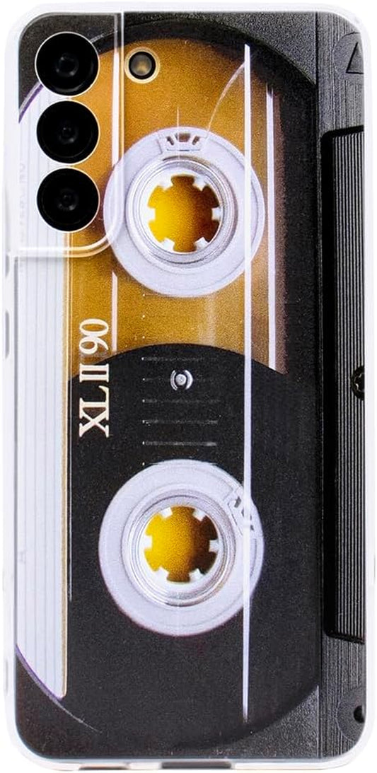 TNCYOLL Compatible with Samsung Galaxy S22 Cool Case,Cassette Tape Shockproof Music Cool Phone Case Bumper Protective Cover for Samsung Galaxy S22  TNCY   