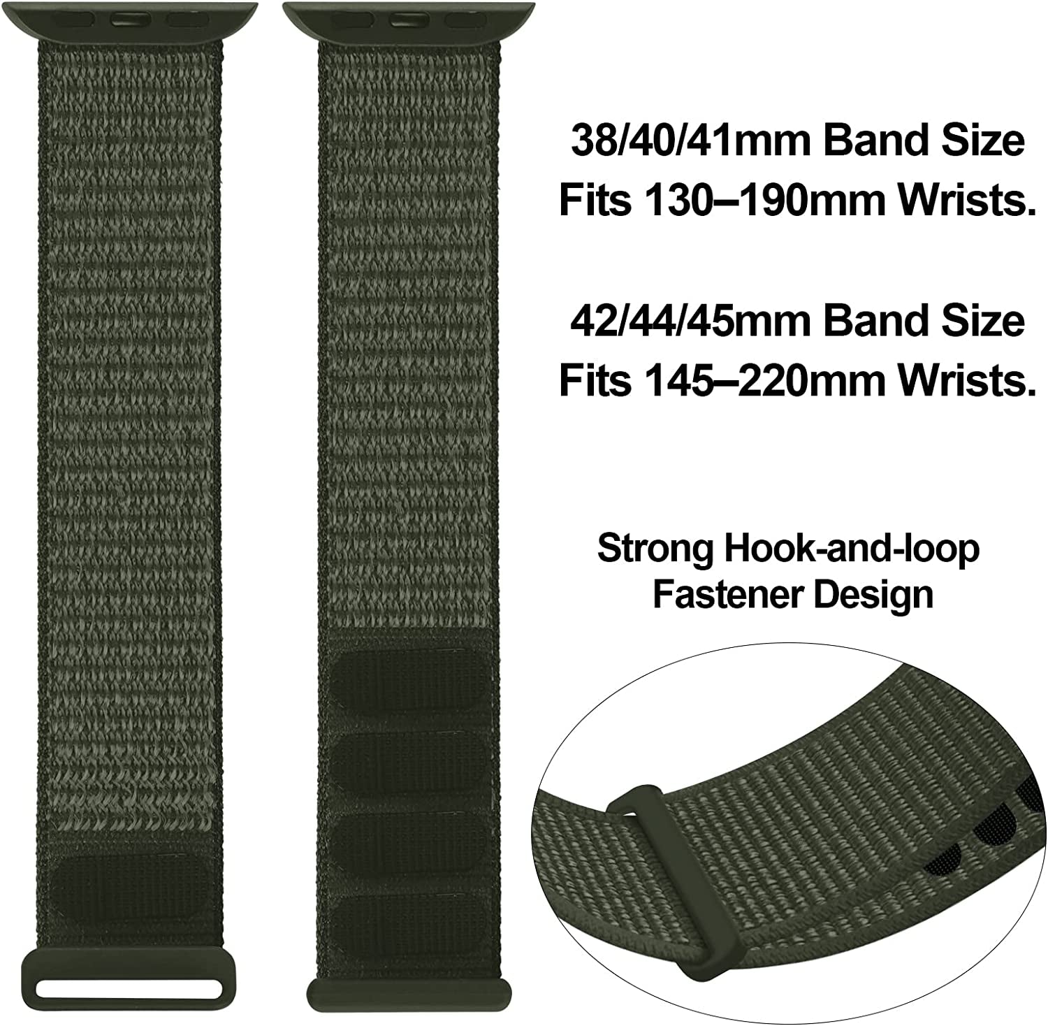GZ GZHISY Sport Loop Nylon Band Compatible with Apple Watch Band 38Mm 40Mm 41Mm 42Mm 44Mm 45Mm 49Mm Ultra Iwatch Series 8 7 6 SE 5 4 3 2 1 Strap, Fit for Iphone Watch Band Women Men Stretchy Elastic Braided Weave Replacement Wristband Breathable  GZ GZHISY   