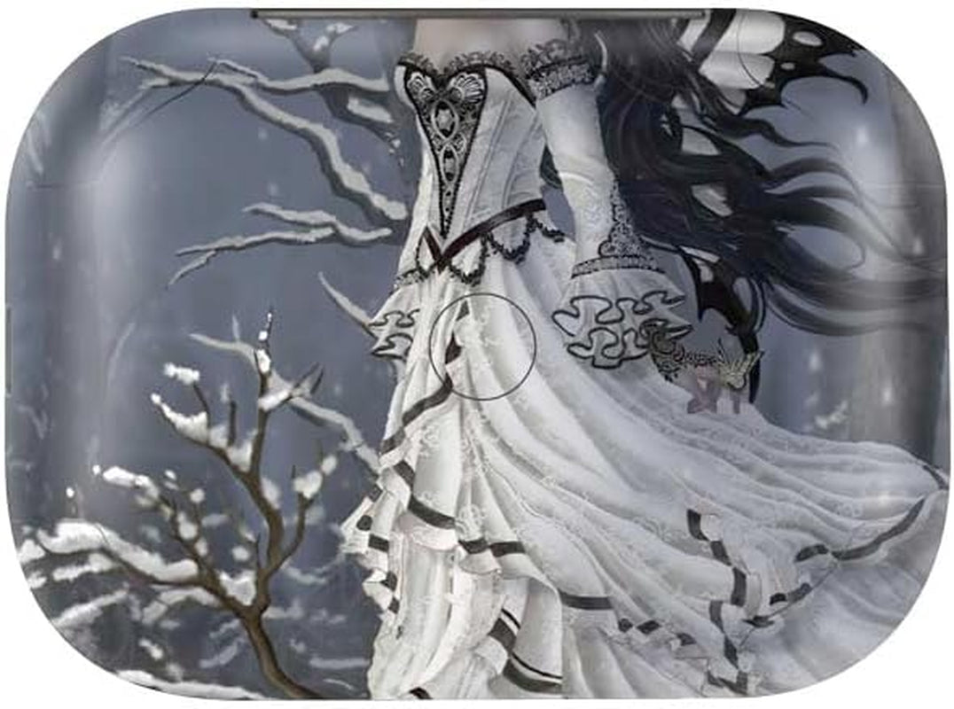Skinit Decal Skin Compatible with Echo Buds - Officially Licensed Nene Thomas Fairy with Owl in Snow by Nene Thomas Design  Skinit   