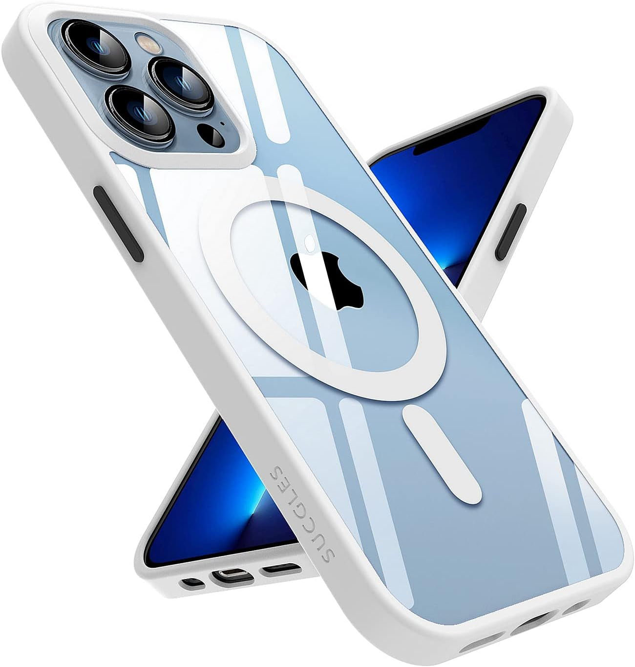 [2023 New] Crystal Clear Designed for Iphone 13 Pro Max Case, [Non-Yellowing] [Military Grade Protection] Shockproof Bumper Slim Fit Phone Case Thin Cover for Apple 13Pro Max (6.7 In, Clear)  Gotrays Gavin LLC Mag Safe White Iphone 13 Pro Case 